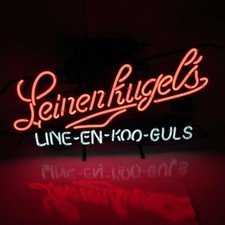 24"x20"Leinenkugel's Beer Neon Reklame Bier Bar Wand Dekor Werbeschild Kunstwerk