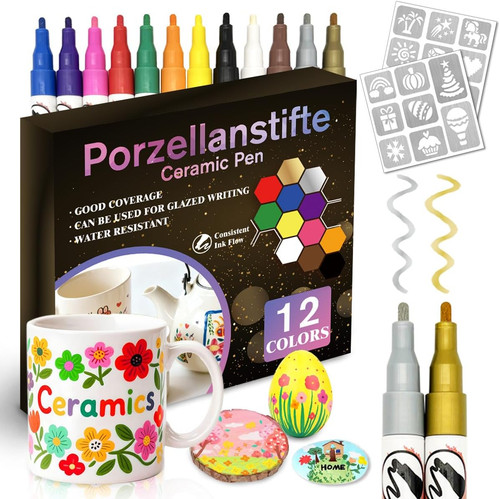 Farben keramik bemalen set - bemalen,