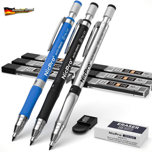 Druckbleistift set 2mm - set,