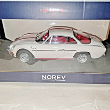 Alpine Renault A110 1600S 1971 Weiß & rot gestreift 1:18 Norev
