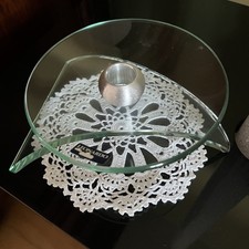  Sehr schöner  Leonardo Glas Kerzenhalter