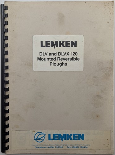 Original lemken dlv dlvx - &,