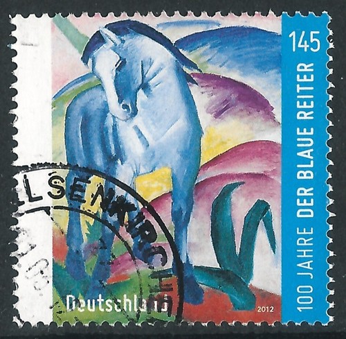 Der blaue reiter blaues pferd - der,
