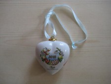 Hutschenreuther Porzellan-Herz zum Aufhängen/Jahrgang 2018/Sammeledition Ostern