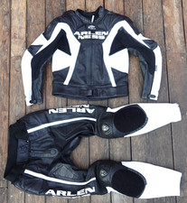 Arlen Ness Schutzkleidung Leder Protektoren Motorrad Lederkombi 2-Teiler Gr. 106