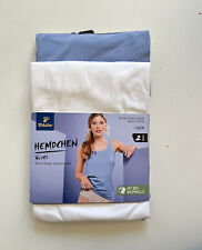 Damen Unterhemden 2er Pack Hemdchen Gr. S 36/38 NEU