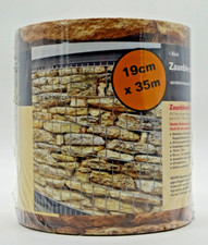 Noor Zaunblende Sichtschutzstreifen Doppelstabmatten Zaun mediterran 0,19 x 35 m