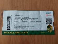 Used Sammler Ticket 2023/24 Istra Pula vs Dinamo Zagreb Kroatien 1.Liga Hrvatska