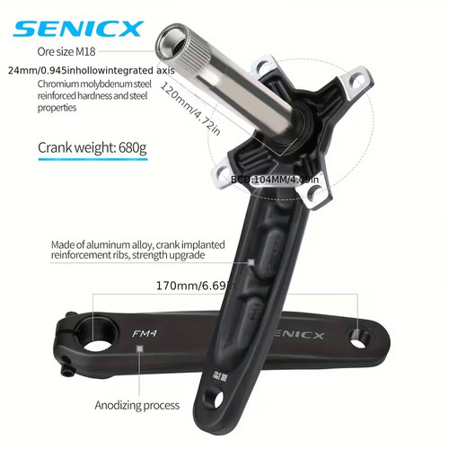 Hollow crank mtb - hollow,