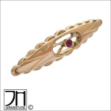 Antike Jugendstil Gold-Double