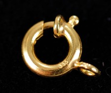 Federring-Verschluss 7mm Gold