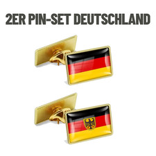2x Deutschland Pin Flagge