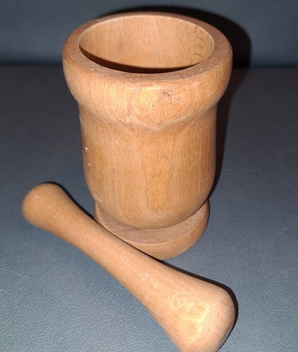 Holz mörser und stößel set - holz,
