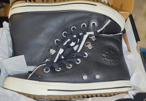 Converse chucks black leather - chucks,