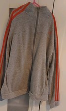 Sweatjacke Adidas Grau Orange Gr.XL