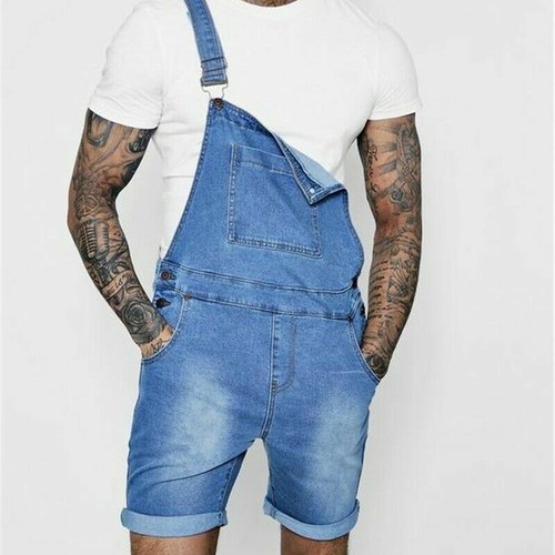 Herren strapse jeans shorts - strapse, jeans-shorts