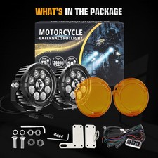 2X LED Motorrad