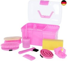 Kerbl Putzbox rosa mit Inhalt