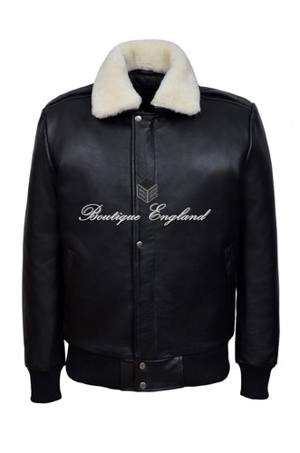 Herren lederjacke schwarz - lederjacke,