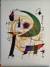 Joan Miro La Lune Verte 60x80