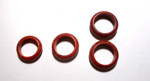 Ring aus echter - , koralle