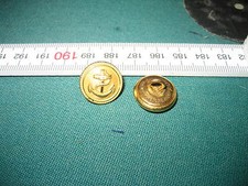 Marine Anker Gold Knopf 17 mm Stempel Assmann & Söhne Feuervergoldet BW ? WK ?