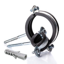 Rohrschellen doppelrohrschelle Schraubrohrschellen Schelle mit gummi M8