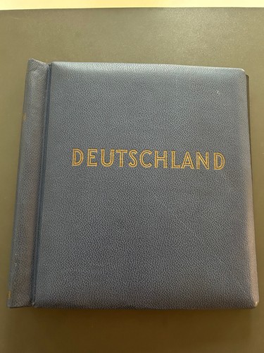Schaubek antikes leder album - antikes,