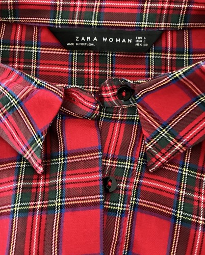 Hemdblusenkleid von zara - hemdblusenkleid,