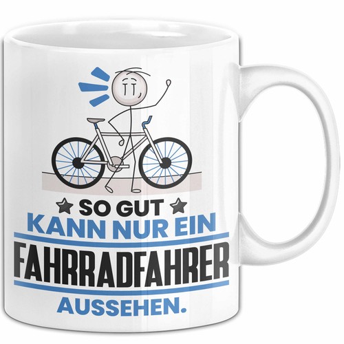 Fahrradfahrer geschenk tasse - geschenk,