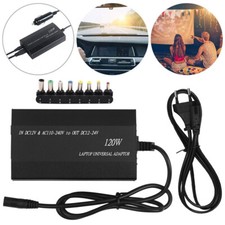 120W 12V-24V KFZ Netzteil für Laptop Ladekabel Auto Ladegerät Universal Adapter