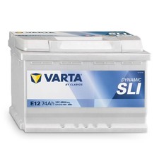 VARTA E12 Autobatterie, 74Ah