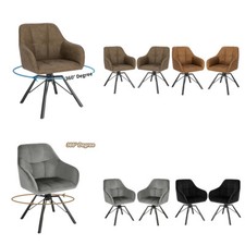 EUGAD 2er Esszimmerstuhl