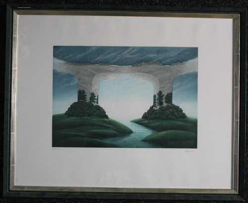 Fw47 farblithografie brücke - fw47),