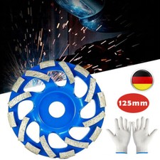 Diamant Topfscheibe Ø125 mm Betonschleifer Schleifteller Beton Estrich Granit