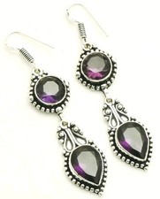 Amethyst Ethno Ohrringe - 925