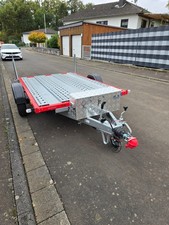 Stema Motorradanhänger 1300kg +Plane +Rampen