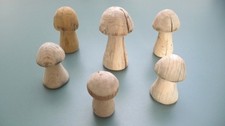 Holzpilze – 6 Stück –