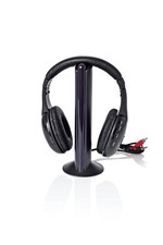 Kabelloser TV-Kopfhörer 8 Meter Reichweite Batteriebetrieben integriertes Radio