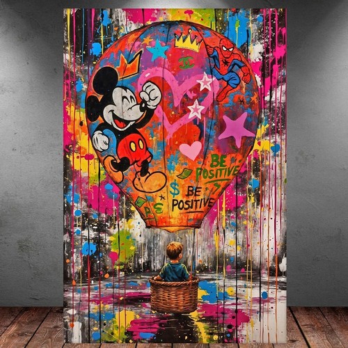 Leinwand bild xxl banksy - xxl,