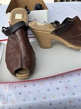 Braune Clogs Sandalen von Rieker in Größe 41