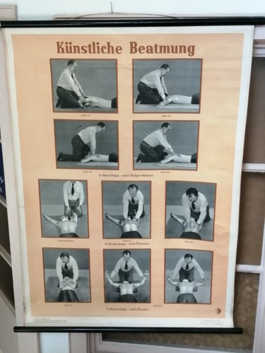 Alte rollkarte schulwandkarte - alte,
