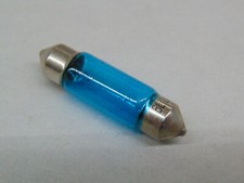 Glühlampe 12 V Volt 5 W Watt blau Sofitte 36 mm Soffitte Innenbeleuchtung Lampe