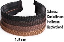 Geflochten Haarreifen Zopfhaarreif Stirnband Haarband Dirndl Blond Weinrot