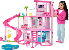 Barbie Traumvilla 3-Stöckiges Barbie-Haus Inklusive Pool Rutsche Aufzug