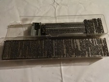 Bleischrift 20 mm Bleisatz