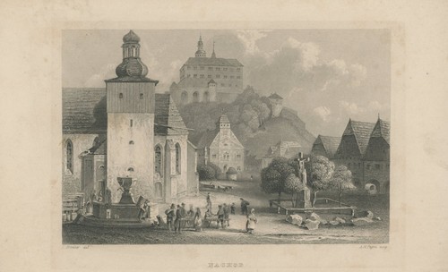 Nachod platzansicht mit - platzansicht, kirche