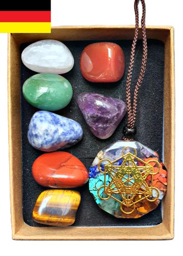 Edelstein set chakrasteine mit - edelstein,