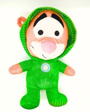 Disney Tigger Winnie Puh Pooh Schlafanzug Stofftier 21cm Grün Bademantel