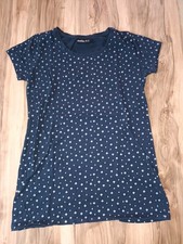 Auflösung Damen Tshirt Blau Weiß Gepunktet Janina 38/40 M/L